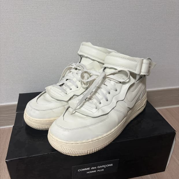 나이키 꼼데가르송 옴므 플러스 에어포스 미드