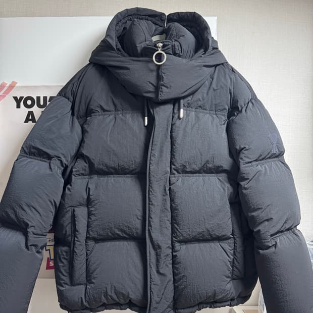 ami 아미 패딩 하트패치 s사이즈