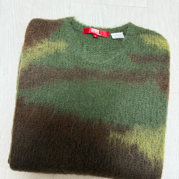 슈프림 준야 카모 모헤어 니트 M