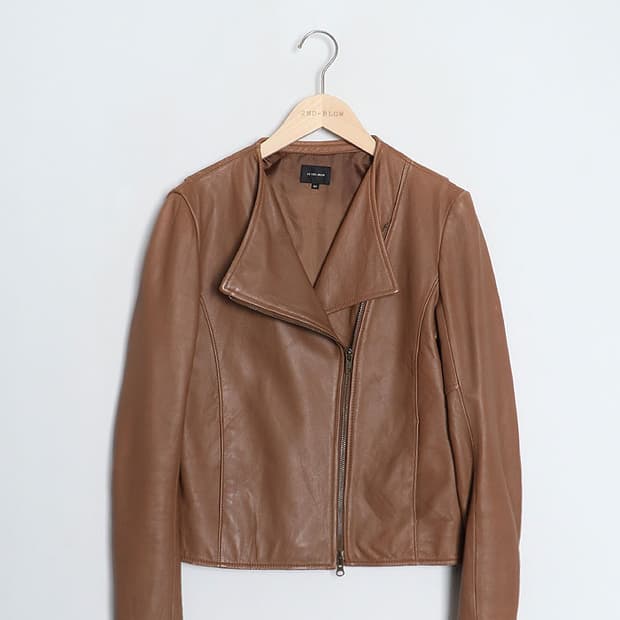 LE CIEL BLUE Lambskin Rider Jacket