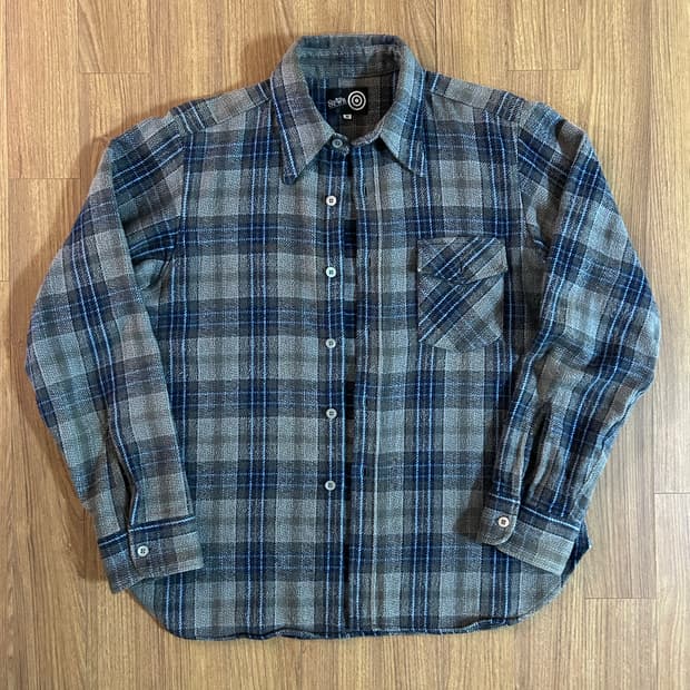 남이서팔 플란넬 체크 셔츠