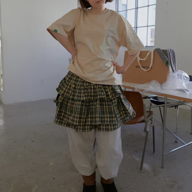 노컨텐츠 프릴미니스커트