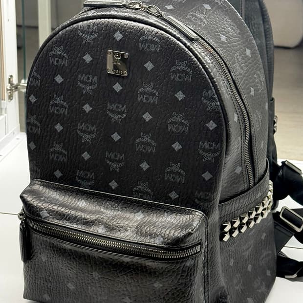Mcm 스타크 백팩 블랙