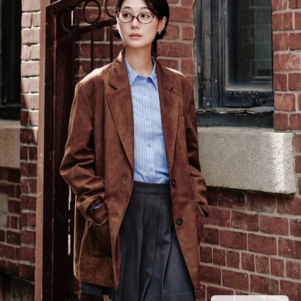 스파오 스웨이드 자켓 팔아요. / 원가 89000