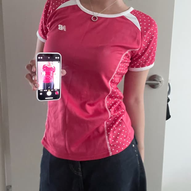 NEW BALANCE dot linger pink teeeeeeeee
