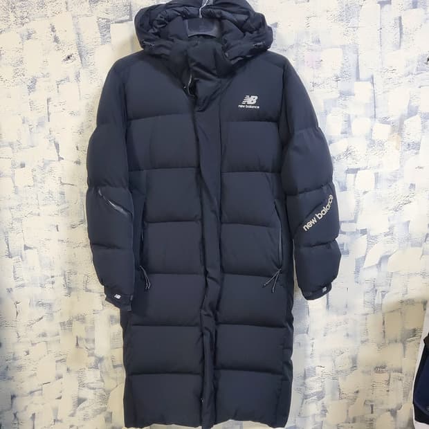 뉴발란스 덕다운 롱패딩 