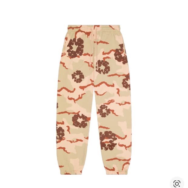 [새상품] [L] 데님티어스 코튼 리쓰 스웨트팬츠 데저트 카모