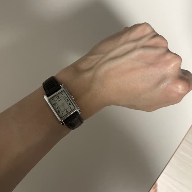 타이맥스 빈티지 사각 쿼츠 시계