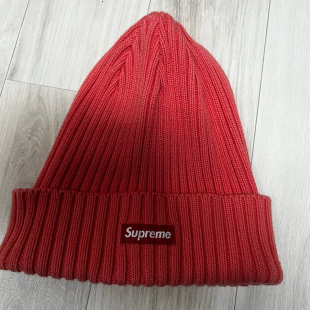 슈프림 오버 다이드 비니 