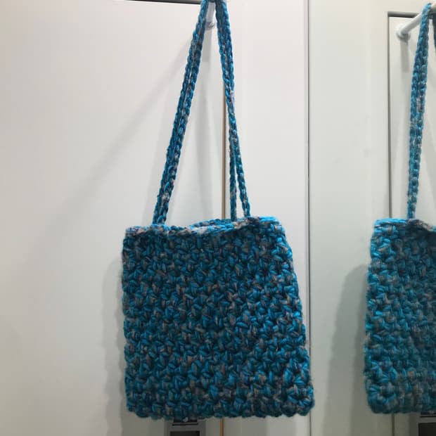미수아바흐브 boots bag (blue) 가방 숄더백