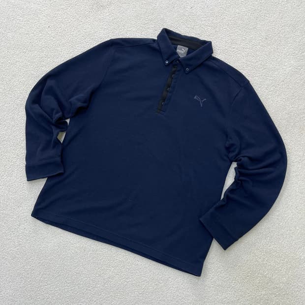 XL 푸마 긴팔 카라 티셔츠 0325M