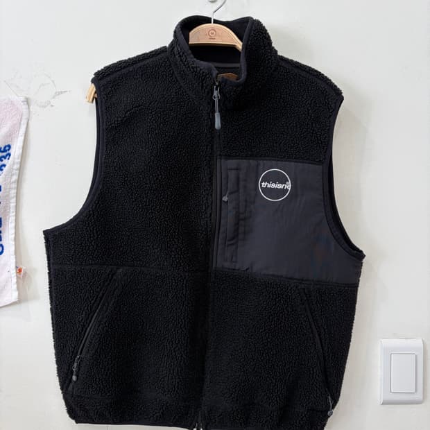 385. 디스이즈네버댓 후리스 조끼