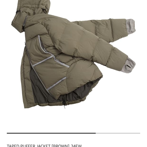 산산기어 푸퍼 패딩 브라운 1 size