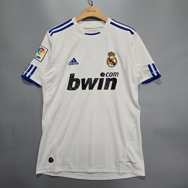 아디다스 10-11시즌 레알 마드리드 노마킹 홈 반팔 유니폼 XL