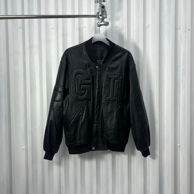 90s) Girbaud cowhide bomber