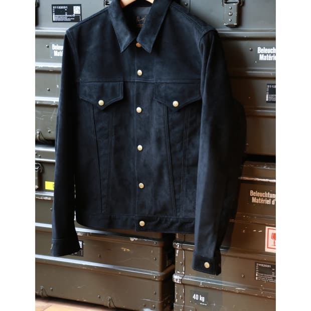 본쿠라 boncoura 3타입 스웨이드 자켓 40