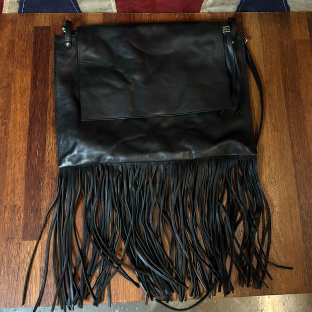 Gianni Chiarini 이태리 프린지 레더백