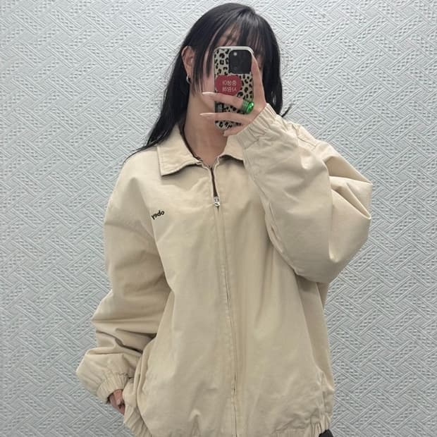 오베이 LEIMERT 키치 플라워 프린팅 자켓 XXL C08489