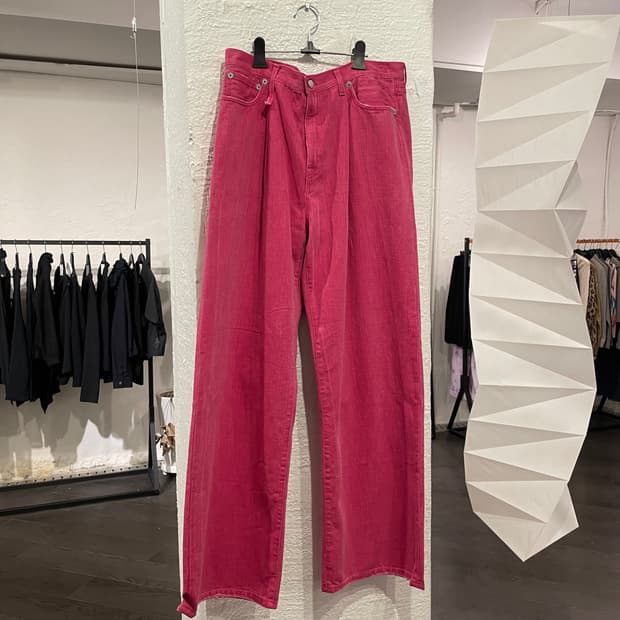 알썰틴 R13 23ss 오버사이즈 데님팬츠