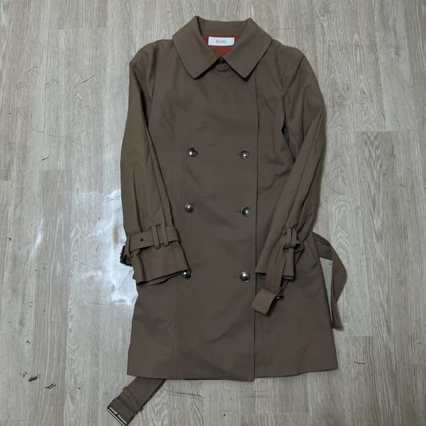 비씨비지 BCBG 여성 더플 트렌치코트 44-55 