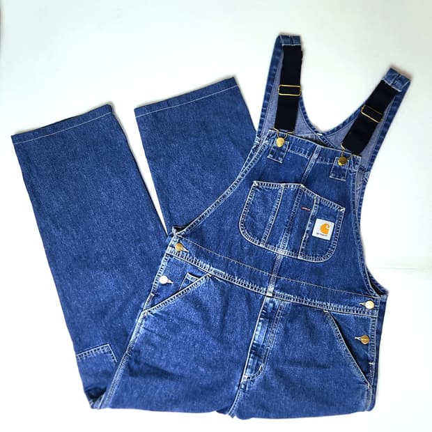 칼하트 Wip 데님 오버롤
