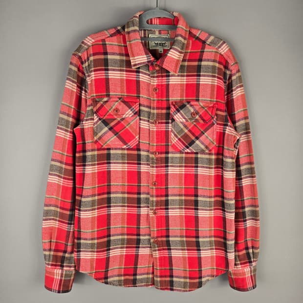 [무료배송]리바이스 M 남성 플란넬 체크 셔츠