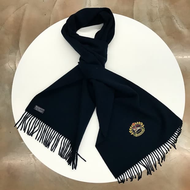 버버리 아카이브 월계수 로고 울 머플러