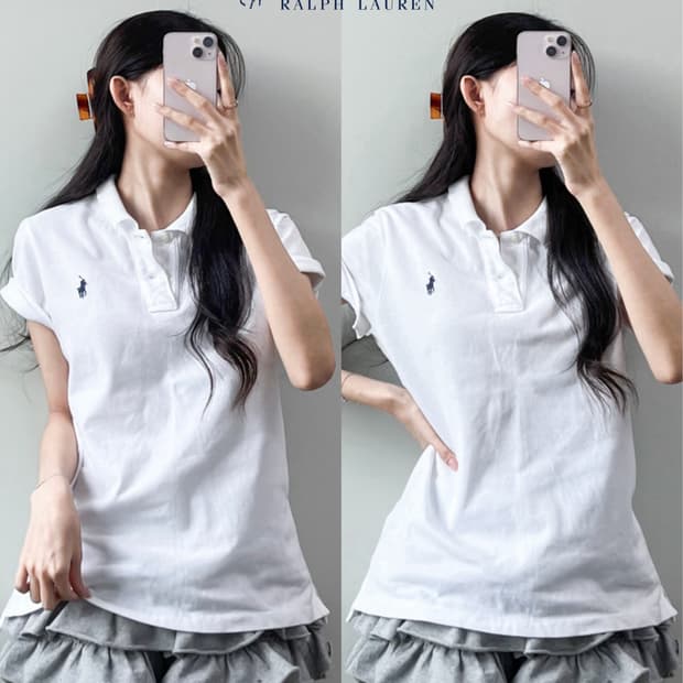 폴로 반팔 카라티