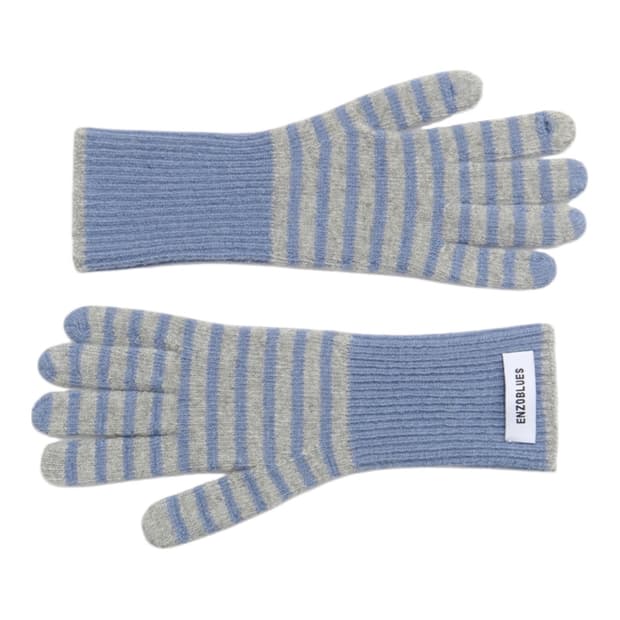 엔조블루스 스트라이프 울 글로브