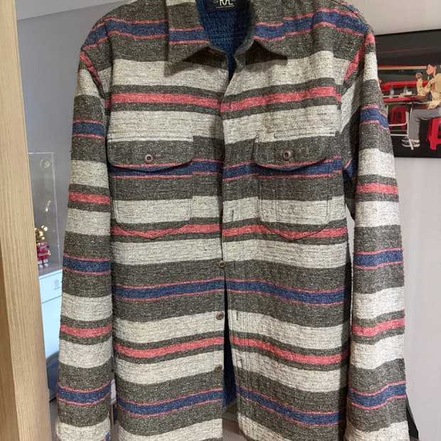 (M) RRL 더블 클로스 워크 셔츠 자켓