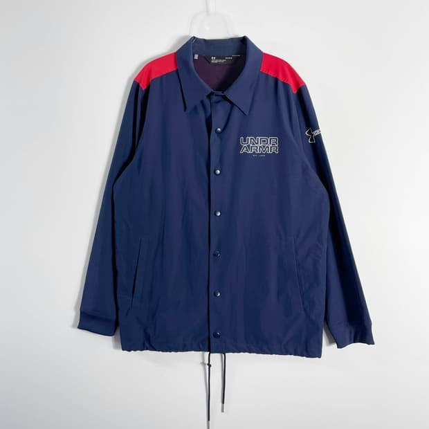 F2 언더아머(UnderArmour) 네이비 코치자켓 100-105사이즈