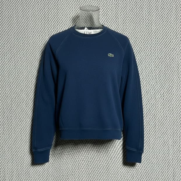 [S] Lacoste 라코스테 인디고 라운드 맨투맨
