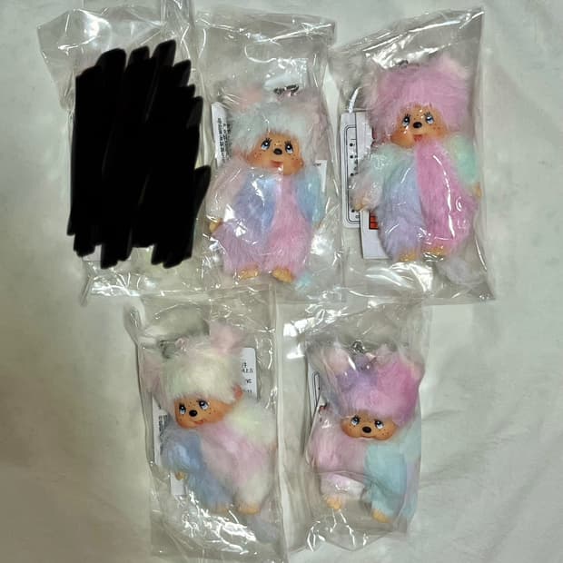 타이다이 몬치치 키링 일괄 4개