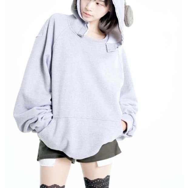 오스하이 헤드셋 후디 그레이 > 화이트 색상 교환 구해요!