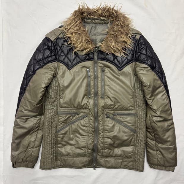 fur detail design padding