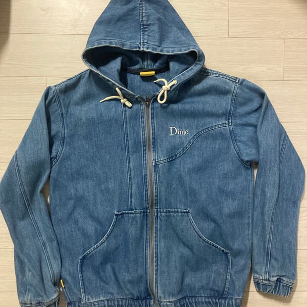 dime 다임 후드 집업 데님 자켓 팝니다