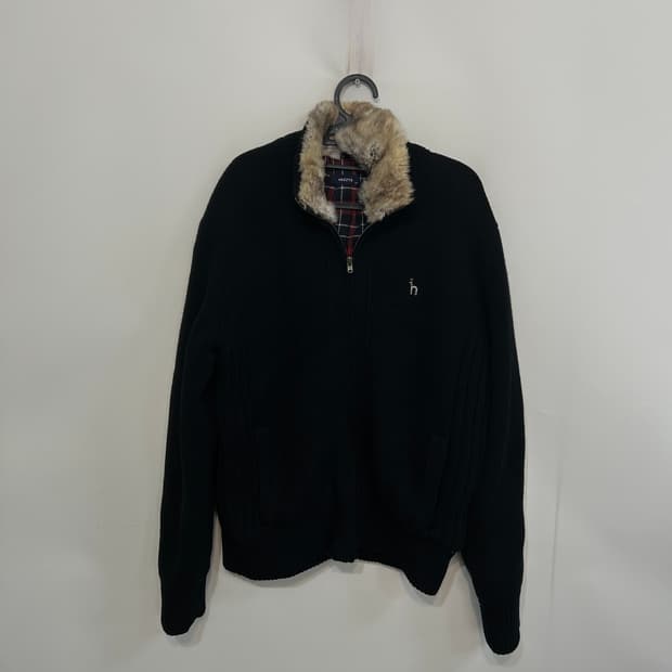 헤지스 남성 니트 집업 105