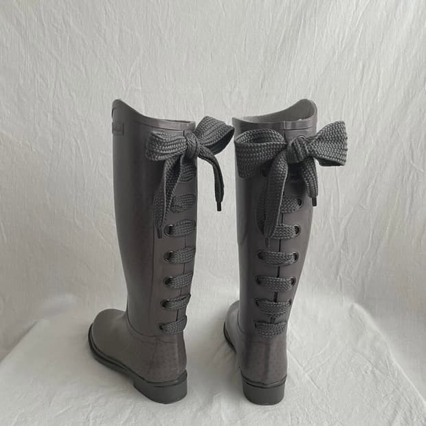 Miss Sixty dot laceup rainboots