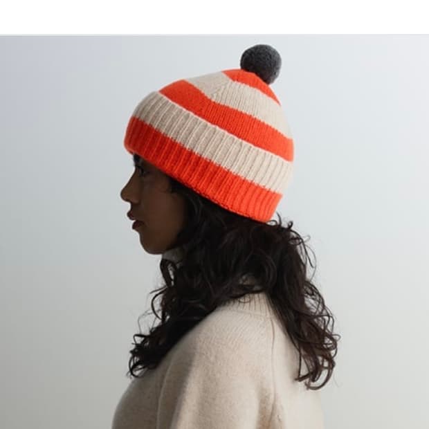 jogordon 조고든 폼폼 비니(블랙/틸블루)