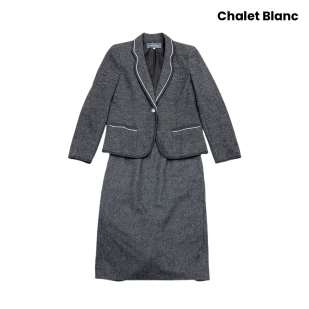 JPN 제팬 스커트 블레이저 셋업 세트