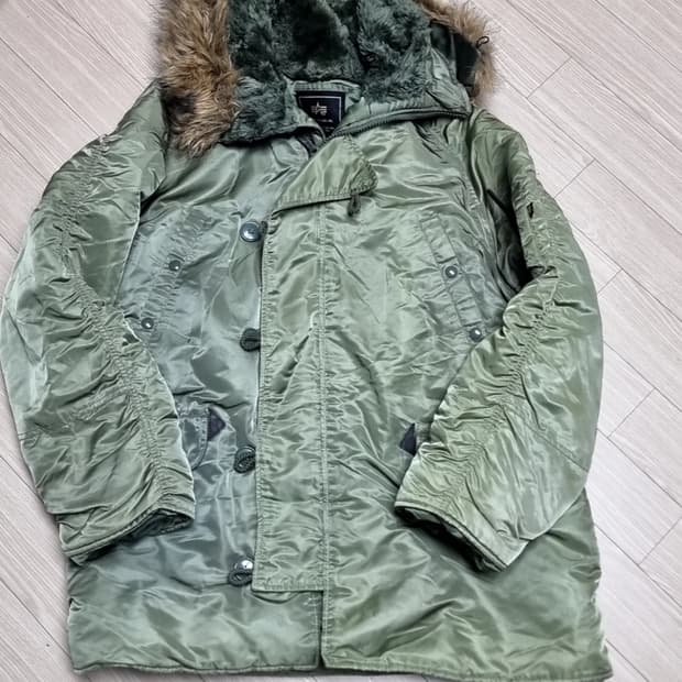 USA 알파인더스트리 N-3B 패딩 야상 점퍼(xl)