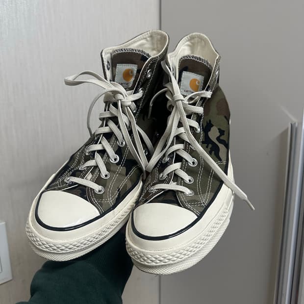 카하트 컨버스 척테일러 카모 하이