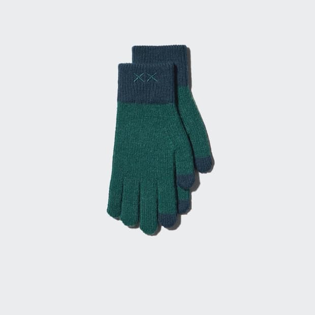 유니클로 KAWS 니트 글러브 그린 L사이즈 JP