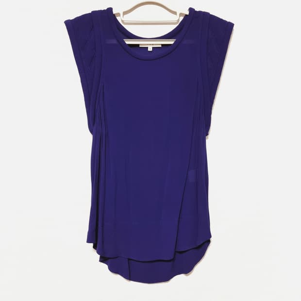 이로 IRO 블라우스 반시스루 (44-55/표기34) 1회착/상태최상