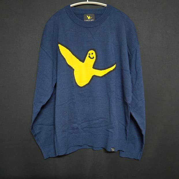 마크곤잘레스 와릿이즌 빅엔젤 크루넥 니트 네이비(S사이즈)