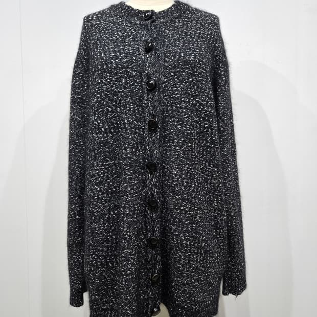 디올 블랙 믹스 컬러 롱 가디건