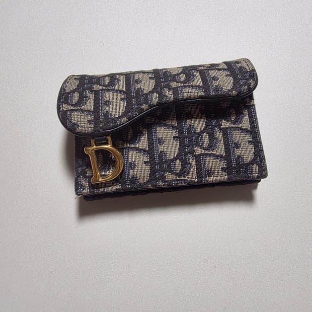 디올 오블리크 새들 블룸 카드지갑 (풀박스)(거의 새상품)(정품)