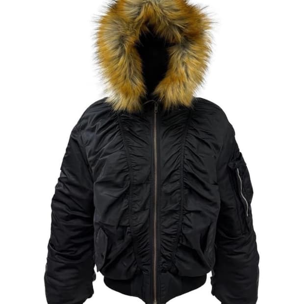 비엑세스 다운 퍼 후드자켓