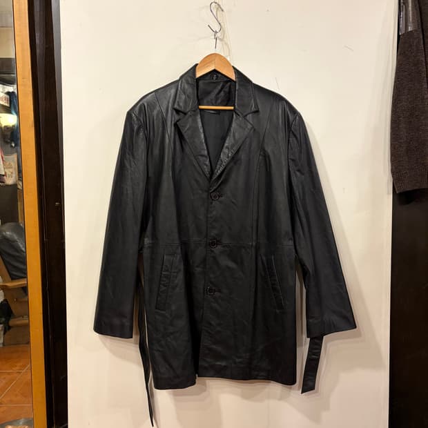 빈티지 레더카코트 XL