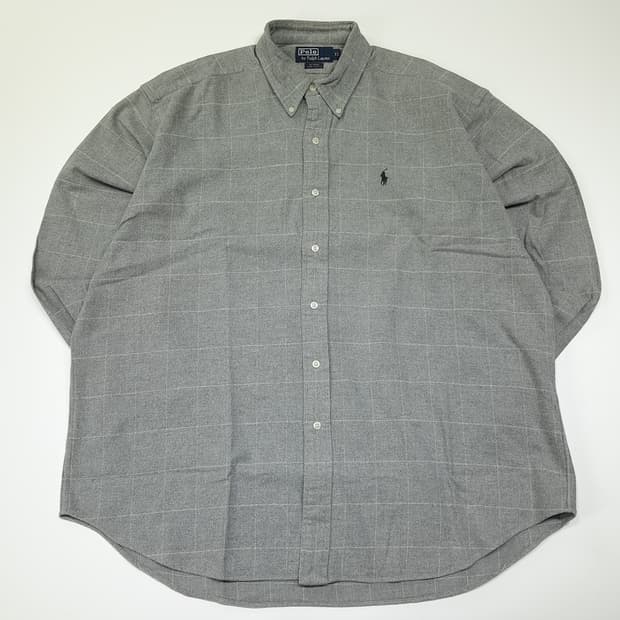 CL065 XL 폴로 랄프로렌 90s BLAIRE 핏 윈도우페인 체크 